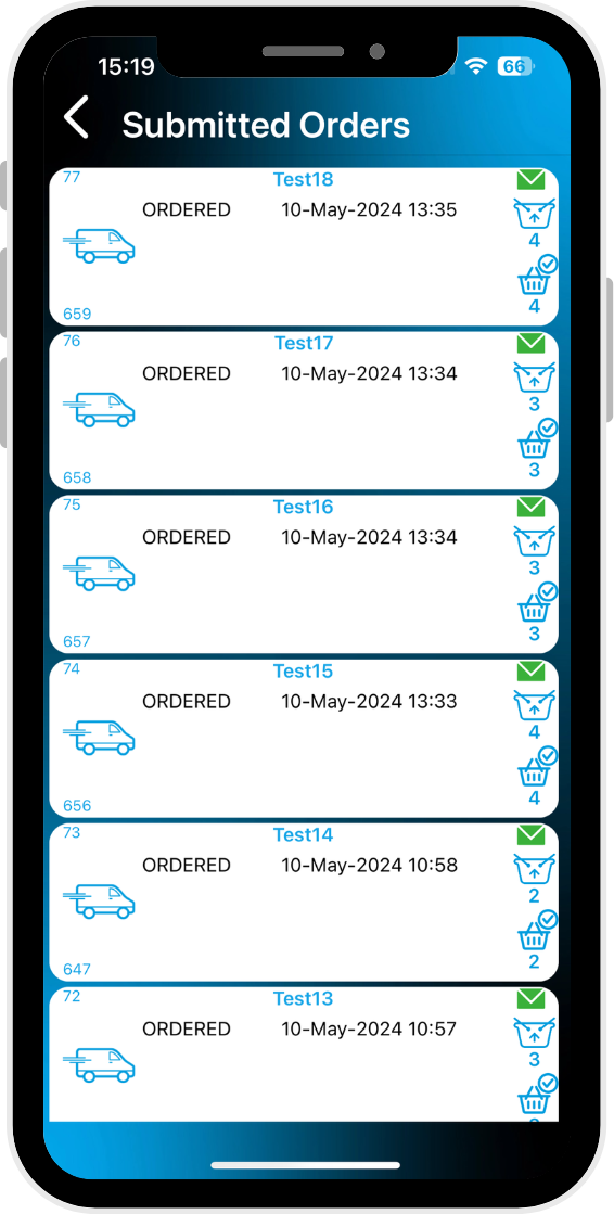 SRN Van Stock Pro Screenshot